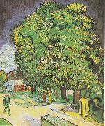 Blooming chestnut trees, Vincent Van Gogh